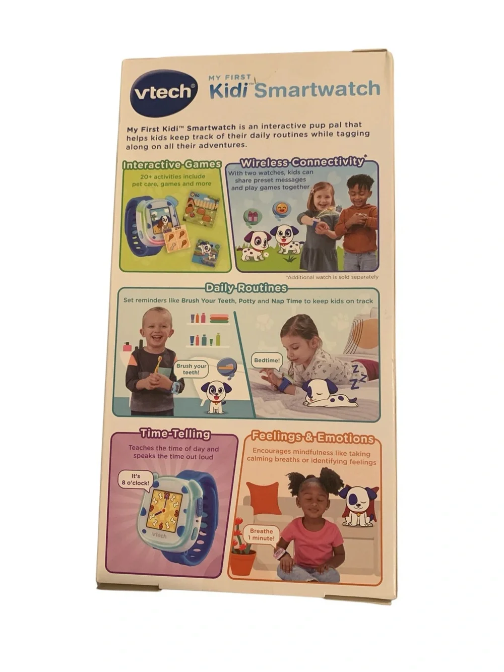 VTech My First Kidi Smartwatch Box - Beige Packaging